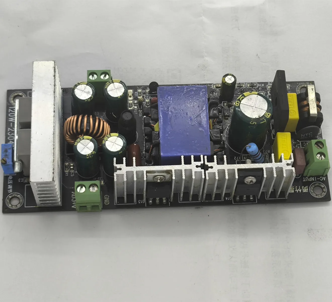 120W Switching Power Supply with Adjustable Voltage Output 2-24V Plus Fixed 24V 5A Common Ground Low Ripple