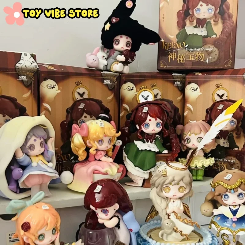 

В наличии: Коллекционные фигурки Keeno Mysterious Treasure Series (слепая коробка), милые аниме-фигурки, игрушки, декор для дома, подарок