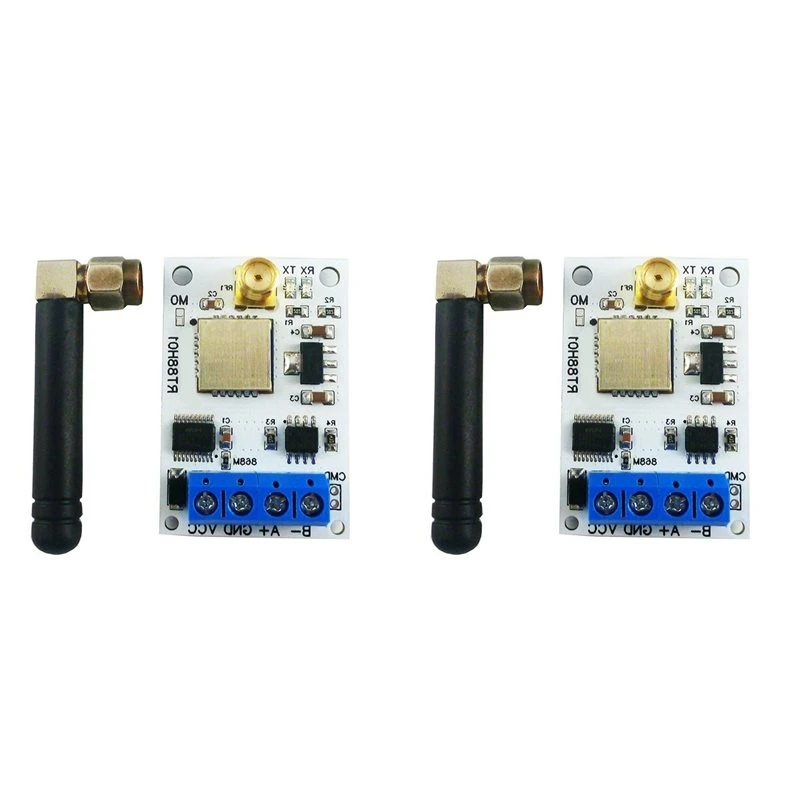 Classic-2X RT88H01 433M RT88H01 Transmitter And Receiver Module VHF/UHF Radio Modem RS485 Lora GFSK Wireless Transceiver 22DBM