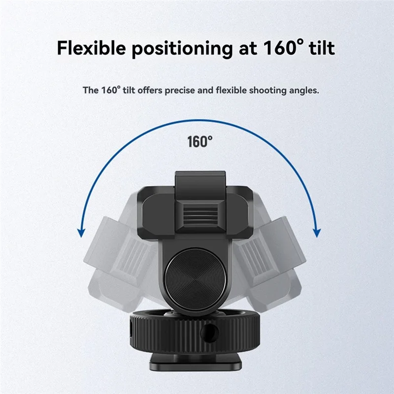【A69Z】For DJI Osmo Action 5 Pro/4/3 Magnetic Quick Release Mount Adapter 160° Tilt Action Camera Mounting Solution