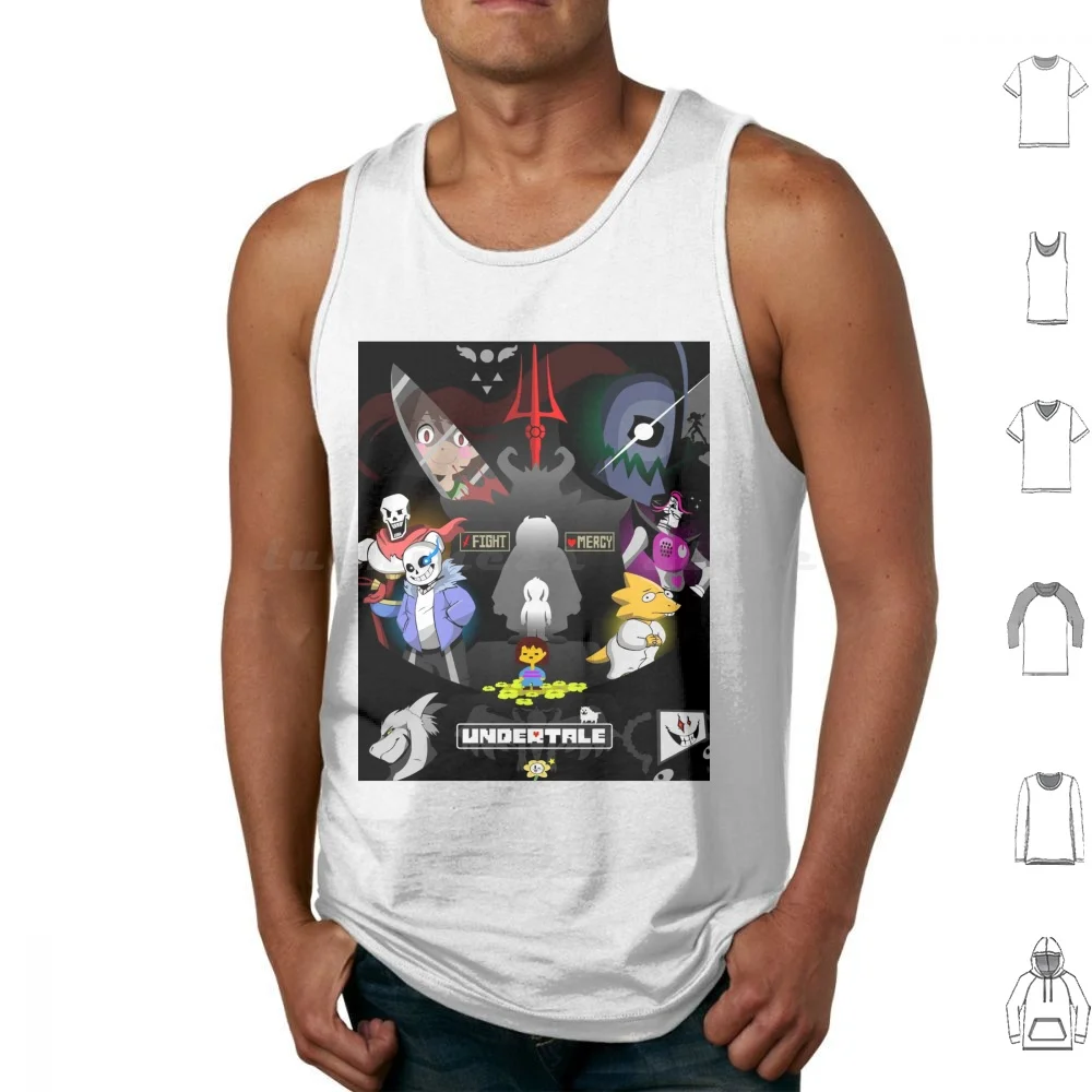 

Undertale Poster 5 Tank Tops Vest Sleeveless Undertale Undertalesans Papyrus Chara Deltarune Frisk Sans Undertale Frisk