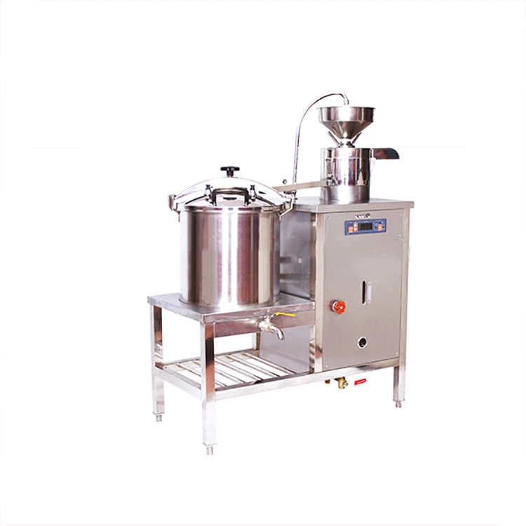 Automatic Making Soyabean Milk Gas Soya Milk Processing Machine