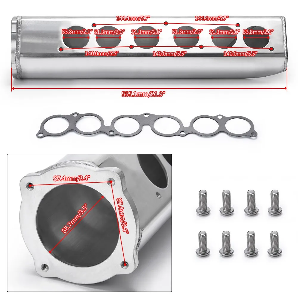 Dla modeli 2JZ-GE 3.0L DOHC l6 6CYL kolektora dolotowego tylko dla Toyota Supra Turbo LEXUS SC300 Z30 IS300 XE10 GS300 S140/160/190