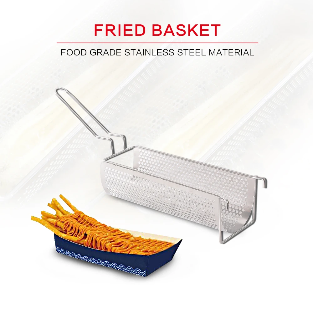 ITOP 30cm French Fries Maker Potato Chips Noodle Squeezer with Fry Basket Stainless Steel Kit