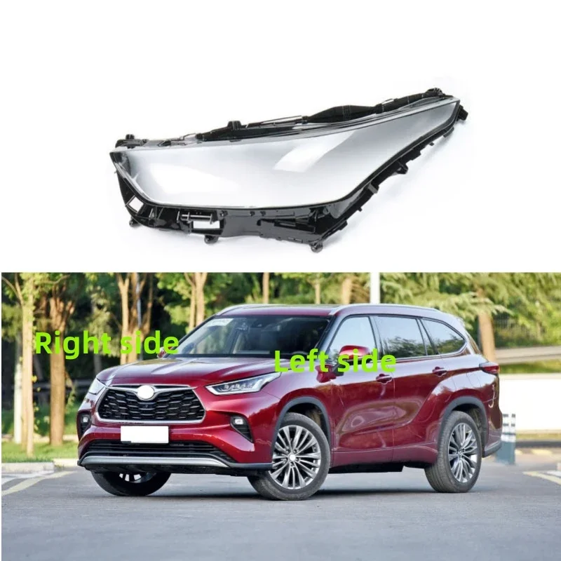 

For Toyota Highlander 2021 2022 2023 Car Headlight Shell Headlight cover Headlamp Lens Headlight Glass Auto Shell Cover