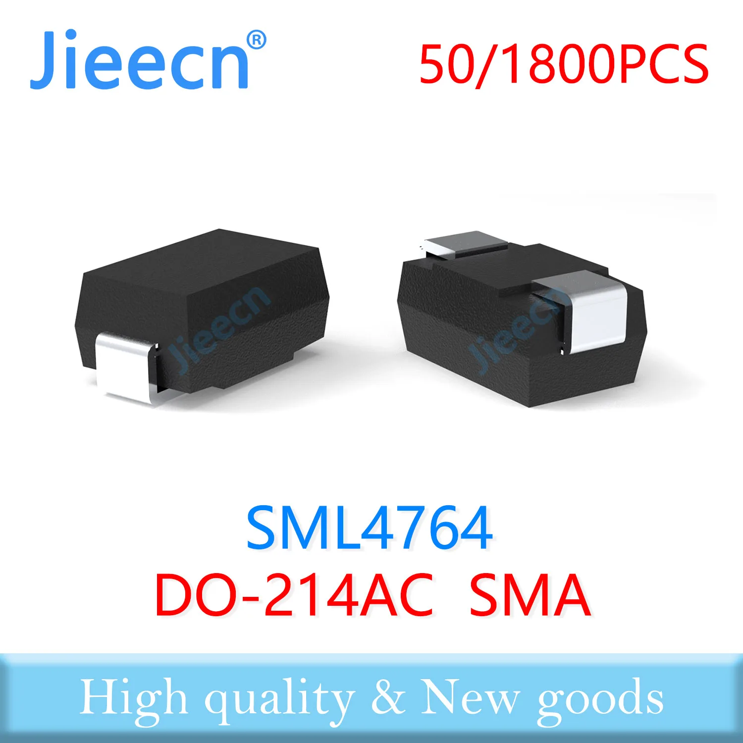 50PCS 1800PCS SML4764  SMA TVS DO-214AC SML Chinese high quality 100V