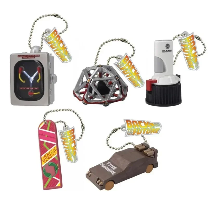 TOMY Gashapon Toy Miniature BACK TO THE FUTURE Movie Props Figures Model Toy Pendant Collectible Ornaments Kids Gifts