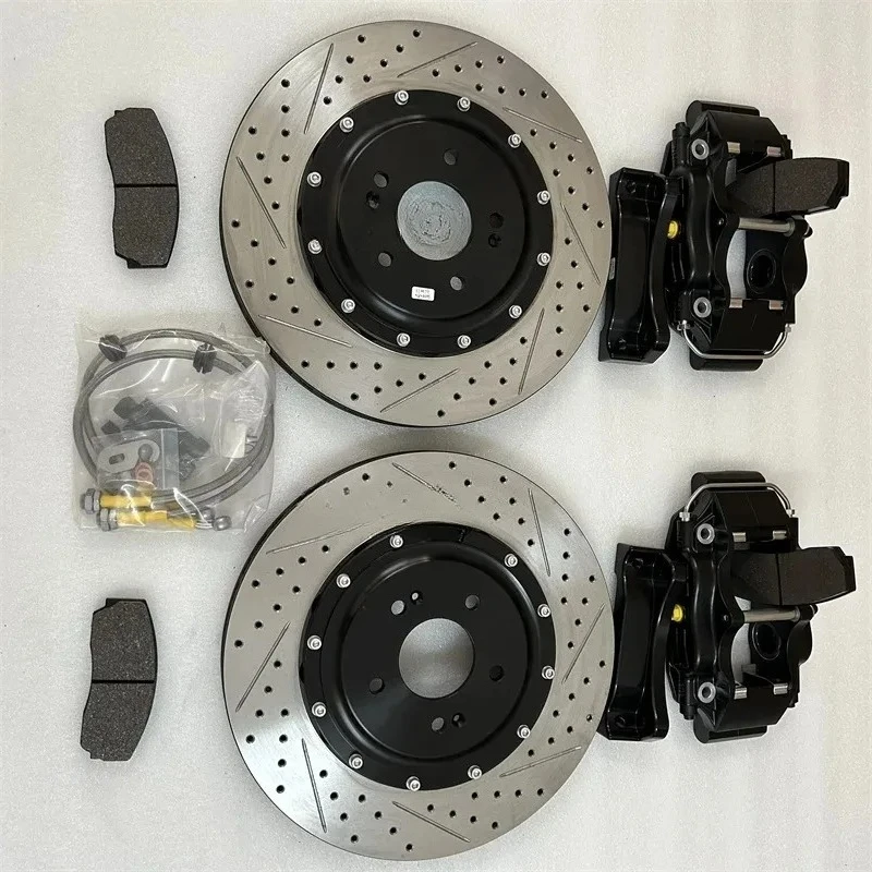 High-Performance Brake Kit 1996  Lancer Evolution IV EVO4 330x28mm Disc Rotors Bell Fitting 17 Rim VW Golf Chery