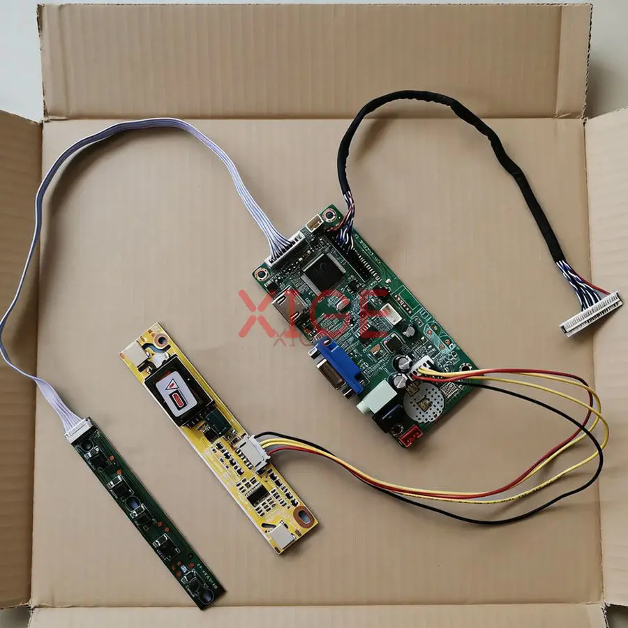 

Для M190A1 MT190AW02 M190PW01 TM190MCS01 Комплект платы контроллера привода ЖК-дисплея DIY 1440*900 1440x900 30-контактный LVDS VGA + HDMI 2CCFL