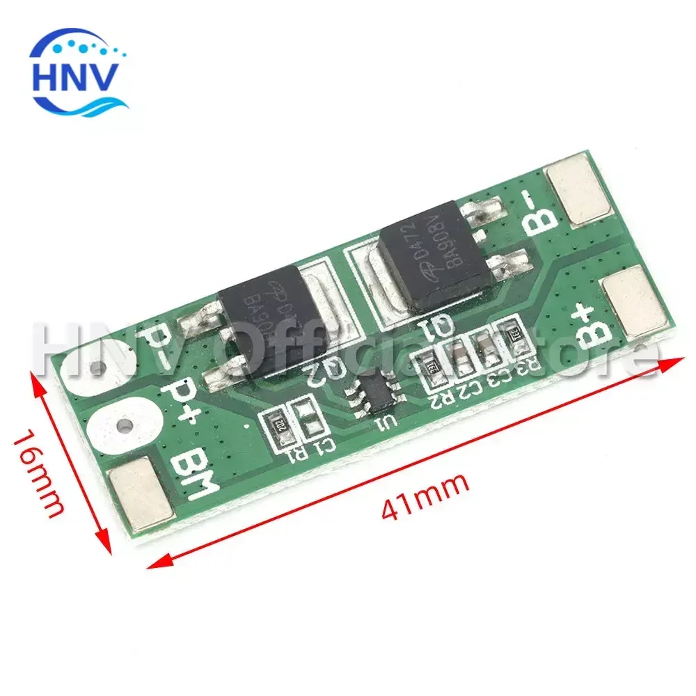 BMS 2S 6.4V 10A Lifepo4 Battery Protection Board Charging PCB PCM Short Circuit Delay Self Recovery For LED Light/Power Bank