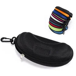 Eyeglasses Protector Case with Hook Men Women Sunglasses Glasses Box EVA Hard Zipper Box Fashion Portable Travel Carry Bag
