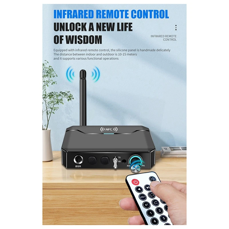 New Bluetooth Receiver 5.1 Audio Adapter To Old-Fashioned Speaker Amplifier Dedicated To 6.5 Microphone Karaoke Easy Install image 4