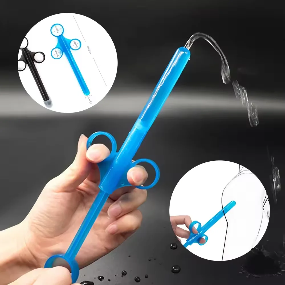 성인용품 섹스토이 윤활제 어플리케이터 주사기 항문 질 윤활제 어플리케이터 주사기 슈터 인젝터 풀링 포함