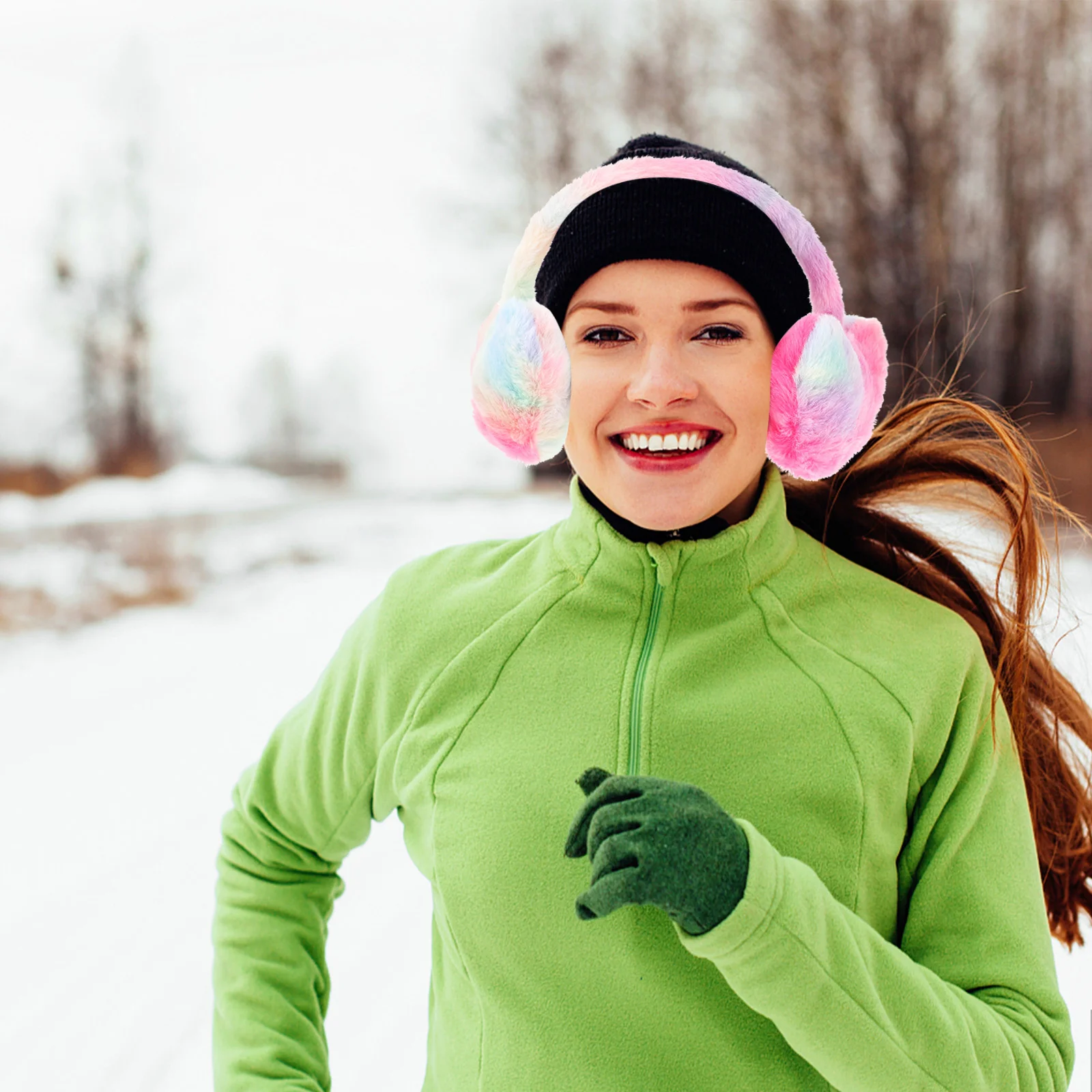 Fundas para orejeras para niños, auriculares para correr en clima frío, tapones para niñas