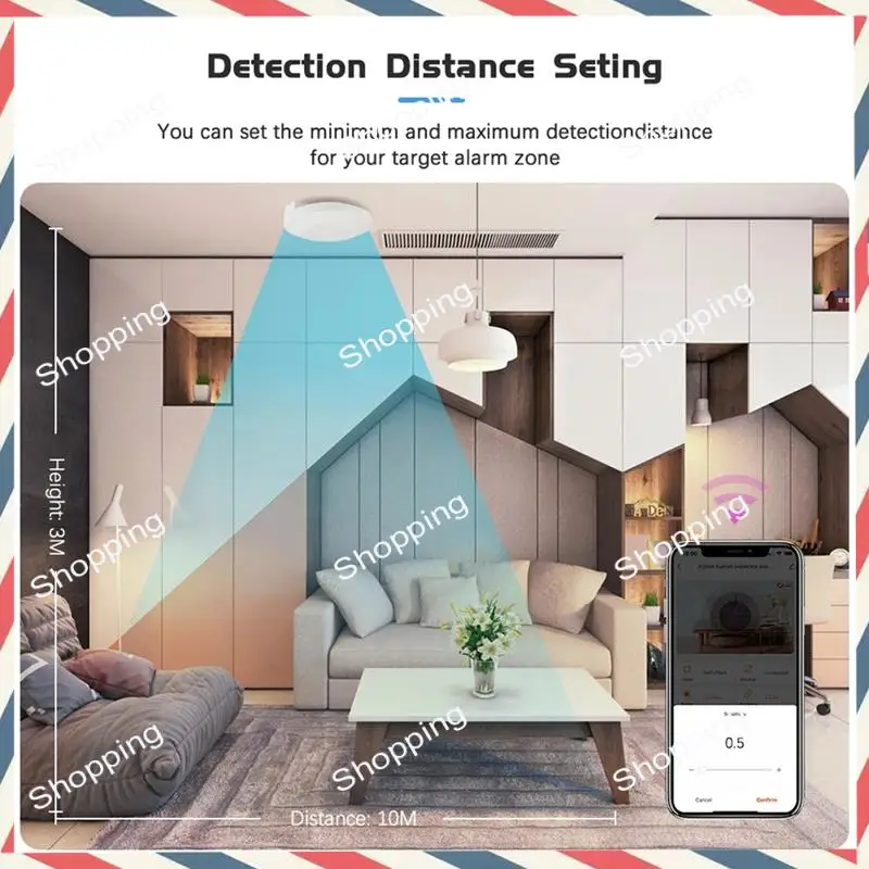 M20K Mmwave 레이더 스마트 인간 존재 센서 신뢰할 수 있는 성능 에너지 절약 쉬운 설치 스마트 라이프 Zigbee Tuya(D) Dur