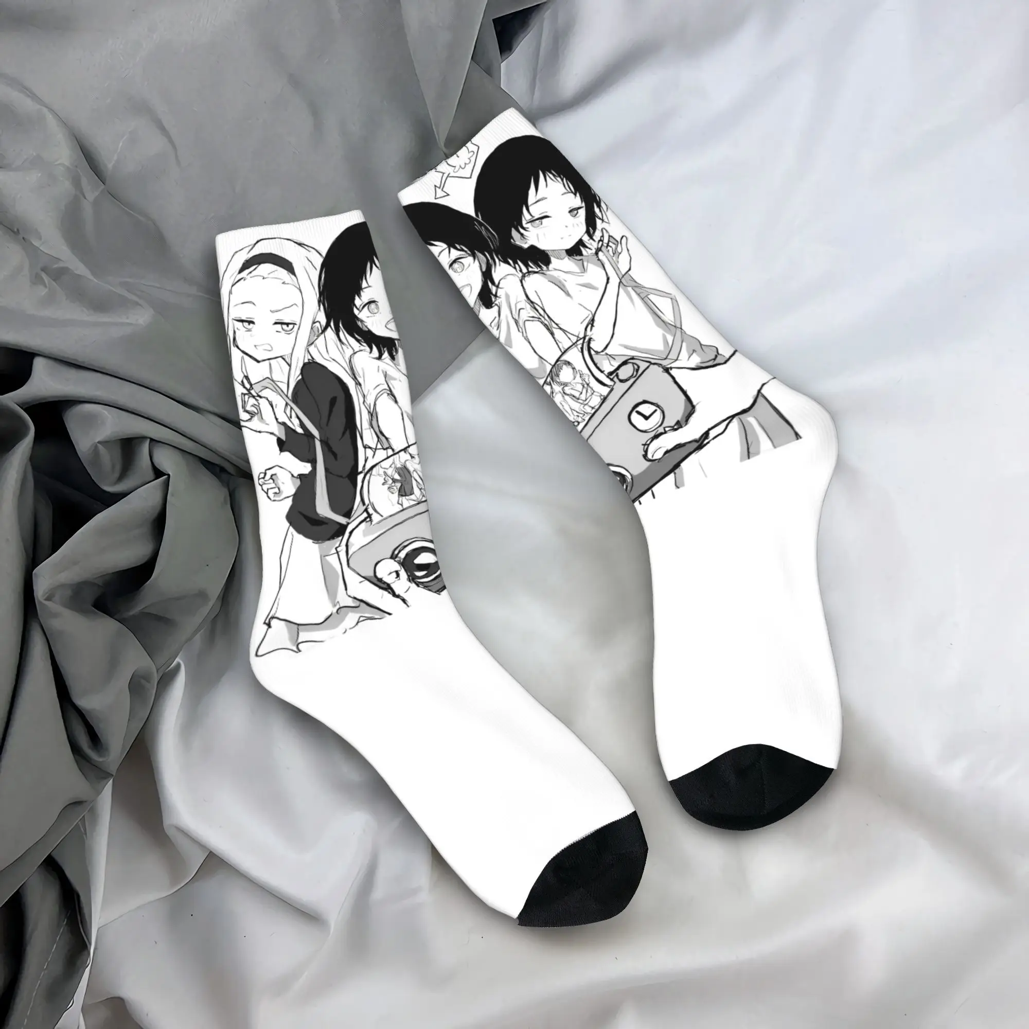 

Мужские носки 2025, оригинальные чулки в стиле ретро в стиле аниме Takopi, зимние модные носки высокого качества, дизайнерские нескользящие носки для бега