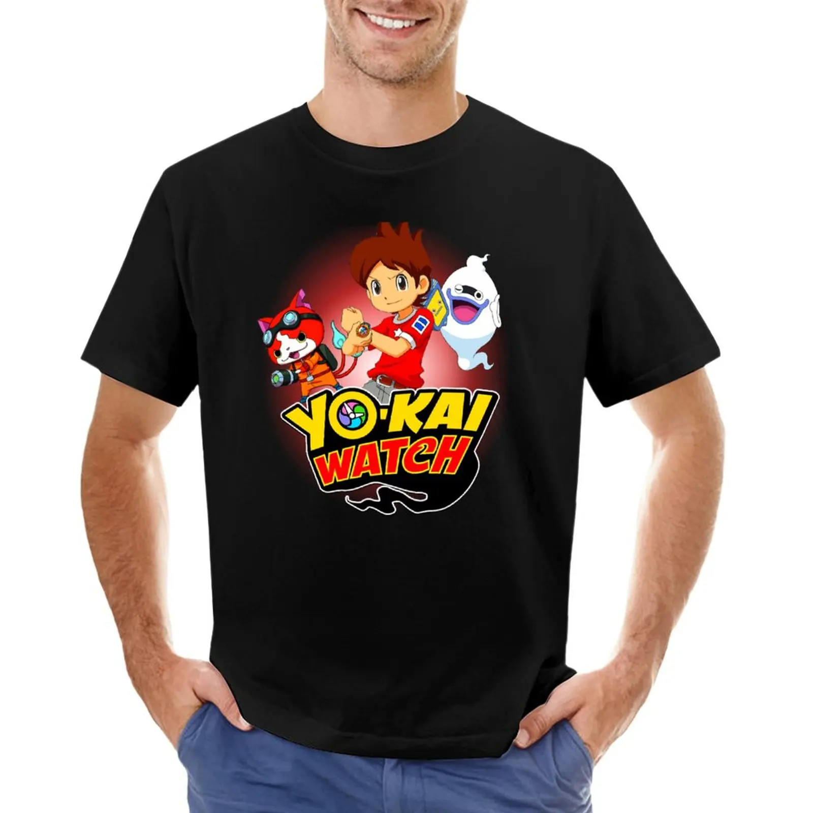 yokai-watch T-Shirt graphics heavyweights mens plain t shirts
