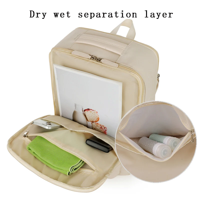 حقيبة ظهر للسفر والعمل قابلة للتوسيع، وحقيبة ظهر ذات سعة كبيرة، وحقيبة ظهر للكمبيوتر المحمول، وحقيبة ظهر لطلاب الجامعات #5