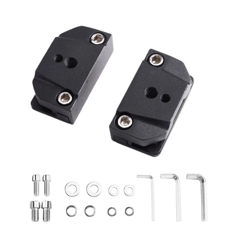 Universal Adjustable LED Light Bar Brackets Padding Mounts For Off-Road Vehicles Trucks Tractors Hood Work Lights