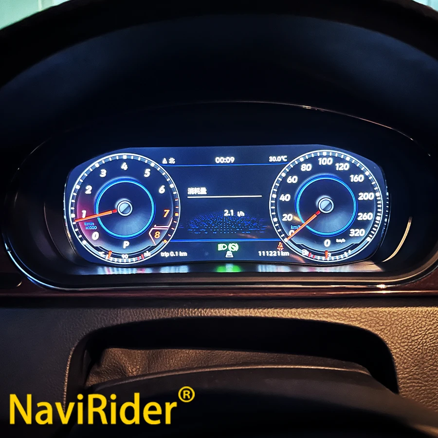 For VW Volkswagen Passat B6 B7 CC 2007-2018 Tachometer Odometer Instrument Cluster Digital Dashboard Speedometer Virtual Cockpit