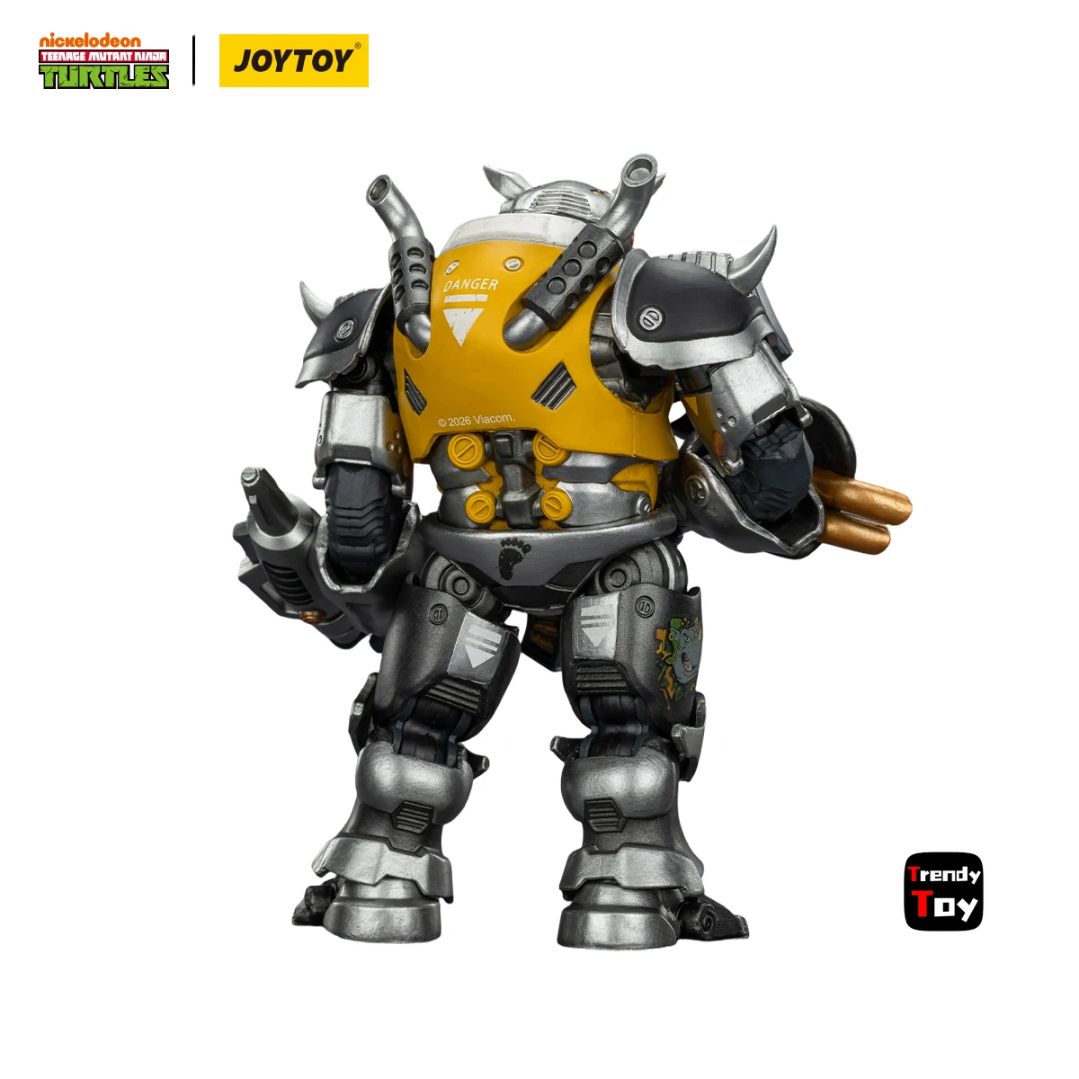

【In Stock】JOYTOY TMNT Mighty Rocksteady 1/18 Action Figure Model Toys
