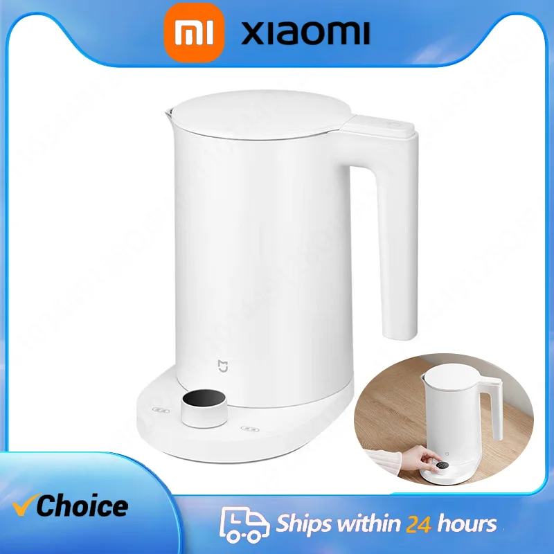 

XIAOMI MIJIA Thermostatic Electric Kettles 2 Pro,Tea Kettle for Hot Water, Coffee & Tea,1.7L Capacity Boil and keep warm 2 in 1