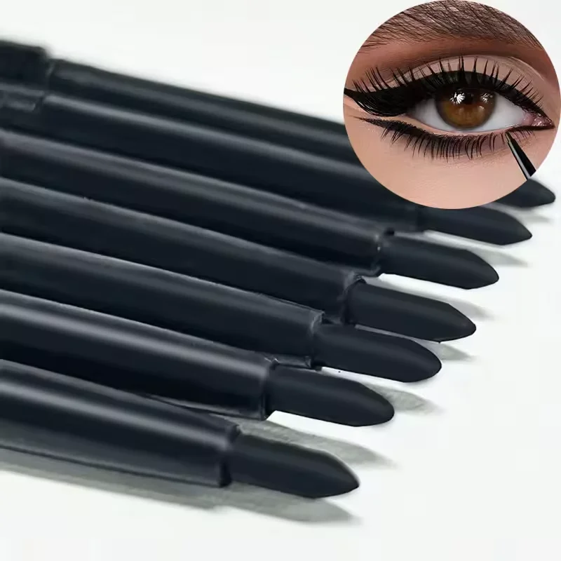 5Pcs Black Eyeliner Pencil Set - Waterproof, Sweat-Proof Long-Wearing, Easy Twist-up Application for Perfect Friendly Eye Makeup