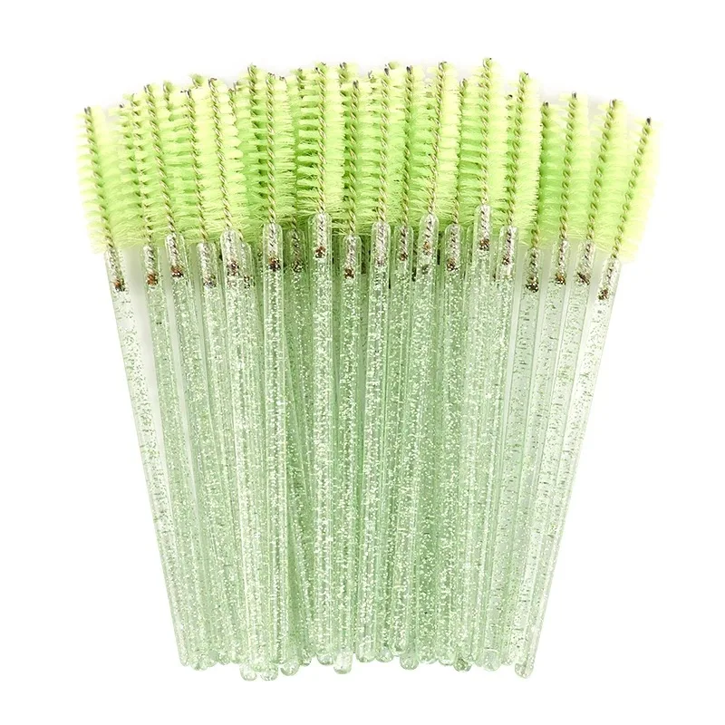 50pcs Eyelash Brush Extension Disposable Eye Lashes Make Up Brushes Eyebrow Mascara Wand Applicator Flexible Can Bent