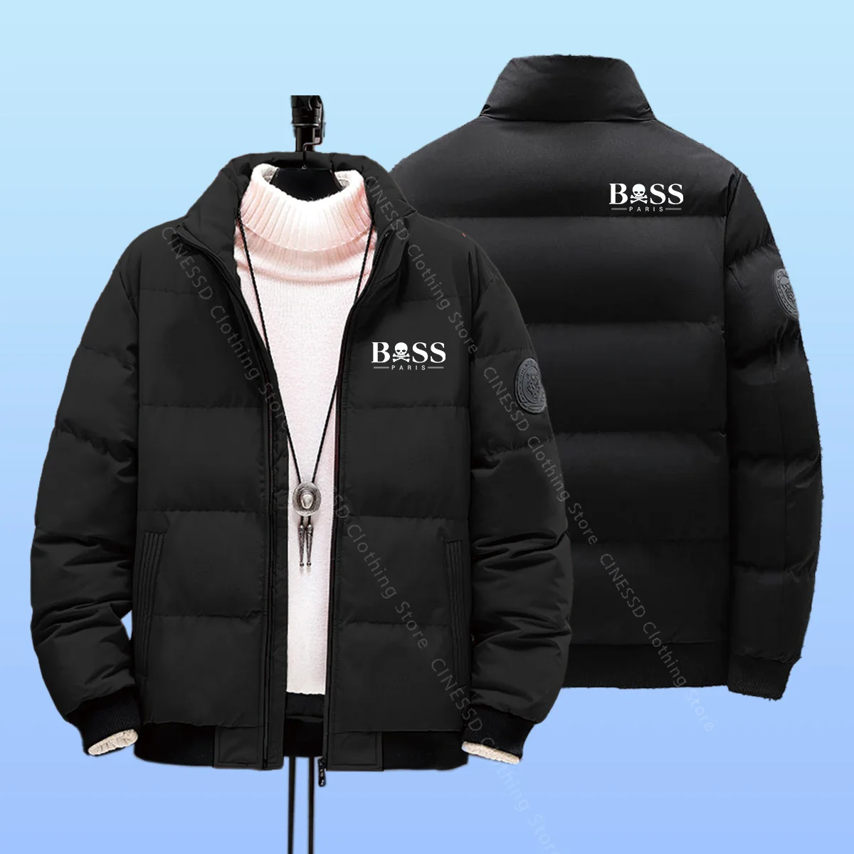 Mens Winter Jackets 2026 New Thick Warm Parkas Puffer Jacket Bomber Jacket Down Coats Fashion Designer Clothes Men Down Jackets