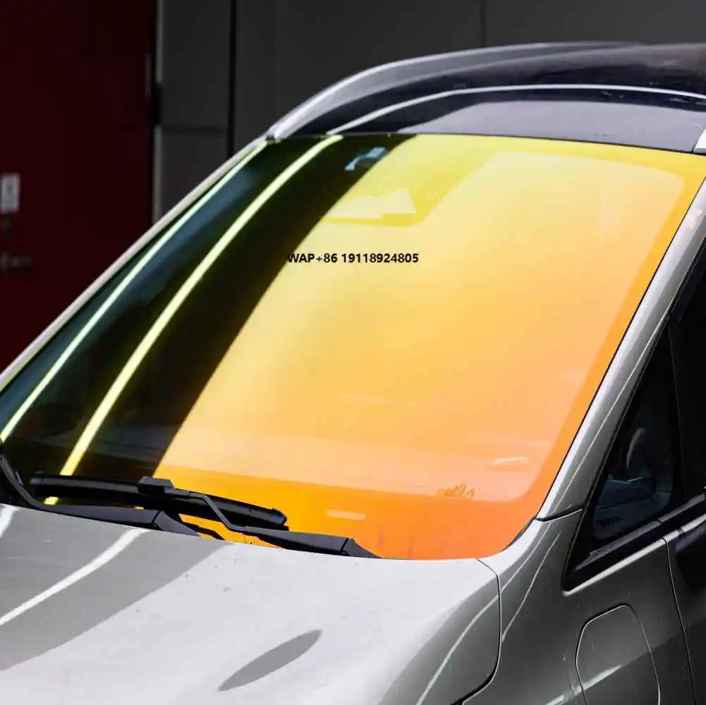 Moben 1.22*15m/Roll Top Quality Red Chameleon KPU Windshield Self Healing PPF Protection Film Sticker