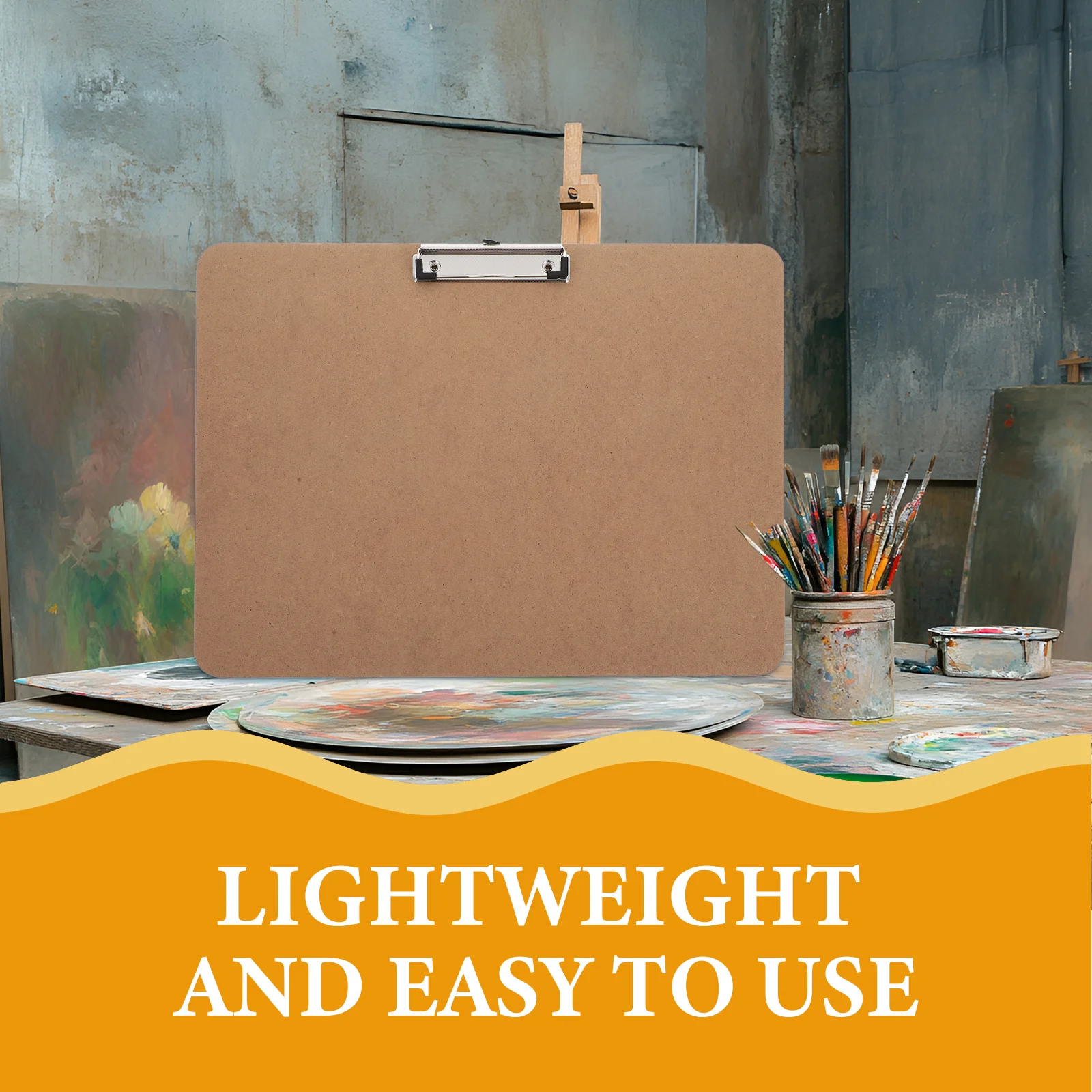 

2pcs Large Professional Clipboard Smooth Surface For Sketching Data Recording Portable Drafting Board Outdoor Fieldwork Art