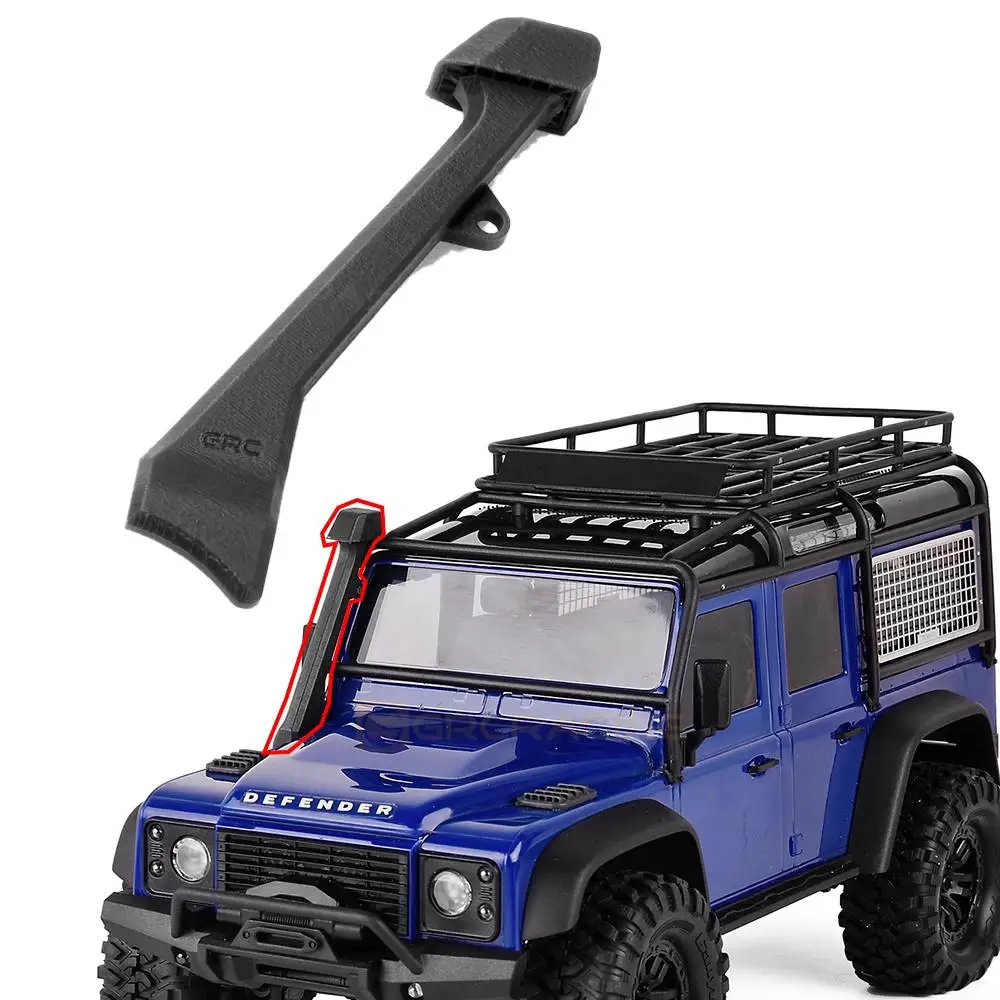 Snorkel/wade Throat (3d Printing) Car Shell Modification Parts For 1/18 Rc Crawler Car Trax/as Trx-4m Defender