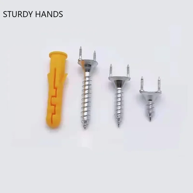 50pcs tömör faipari Lambéria Varrat nélküli nails double-headed self-tapping csavarok Cipőnyelv Osztóvonal Sajátságos nails Láthatatlan biztonsági csavarok