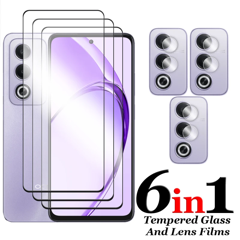 

For OPPO A3 Pro Glass For OPPO A3 Pro Tempered Glass 2.5D Full Cover Glue HD Screen Protector For OPPO A3 Pro Lens Film