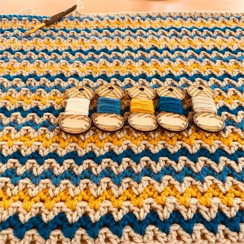 Pegs De Fio Em Branco para Embrulho, Amostras De Fio, Corda Trançada e Linha De Costura, Durável, Fácil de Usar, Natal