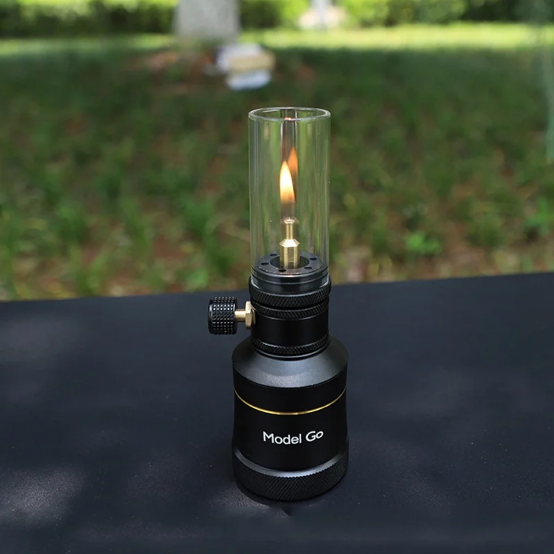 Camping Gas Light Metal Threaded Base Camp Ambiance Candle Light Outdoor Equipment Multi Functional Tool Accessories New