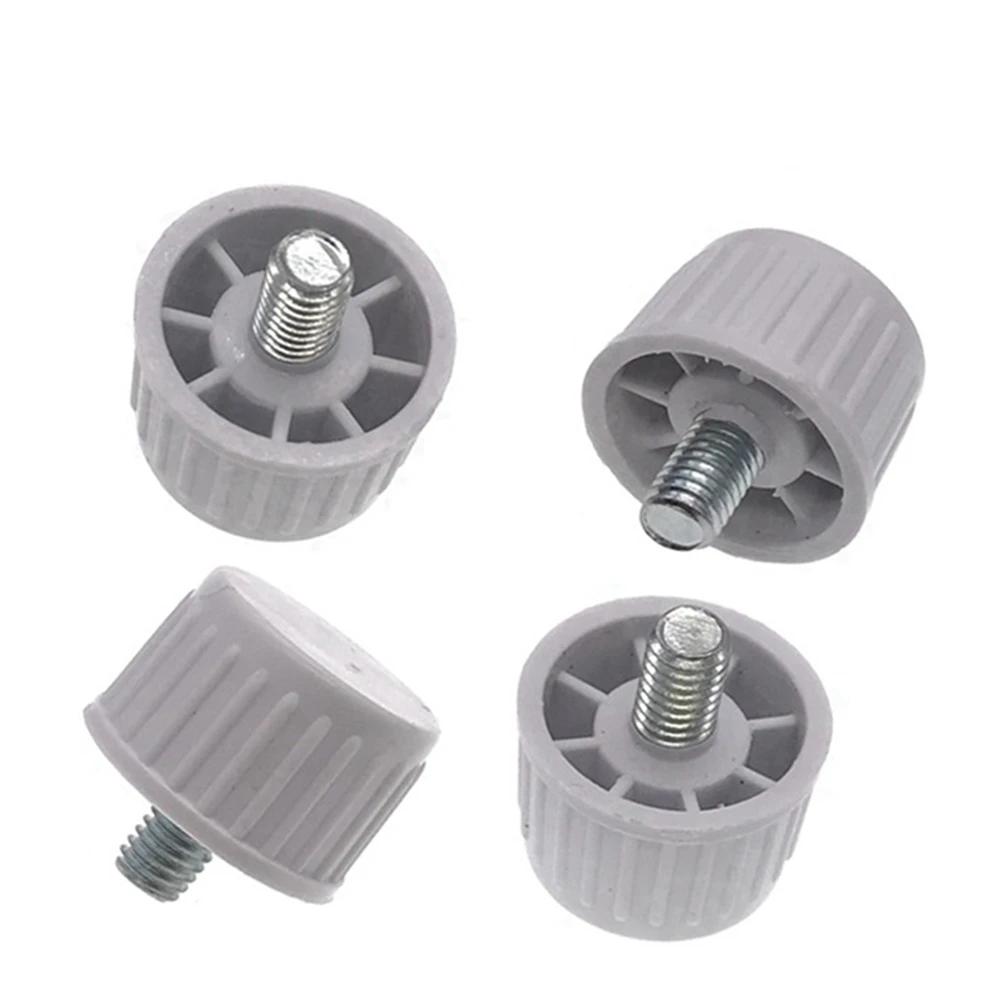 

2/4 PCS Refrigerator Freezer Footing with Height Adjustable Screw Rod Bottom Foot Pad Moisture-proof Ice Locker Foot Pads Parts