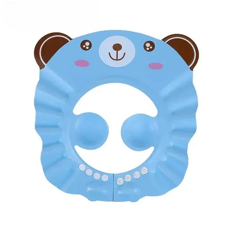 

Baby Waterproof Shower Cap with Ear Covers - Soft Bath Visor for Toddler & Infant Hair Protection