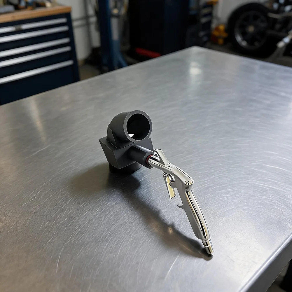 Pneumatic Vacuum Blower Tool for Vehicle Cleaning Supporting Both 32mm and 44mm Vacuum Hose Connections for Broad Compatibility