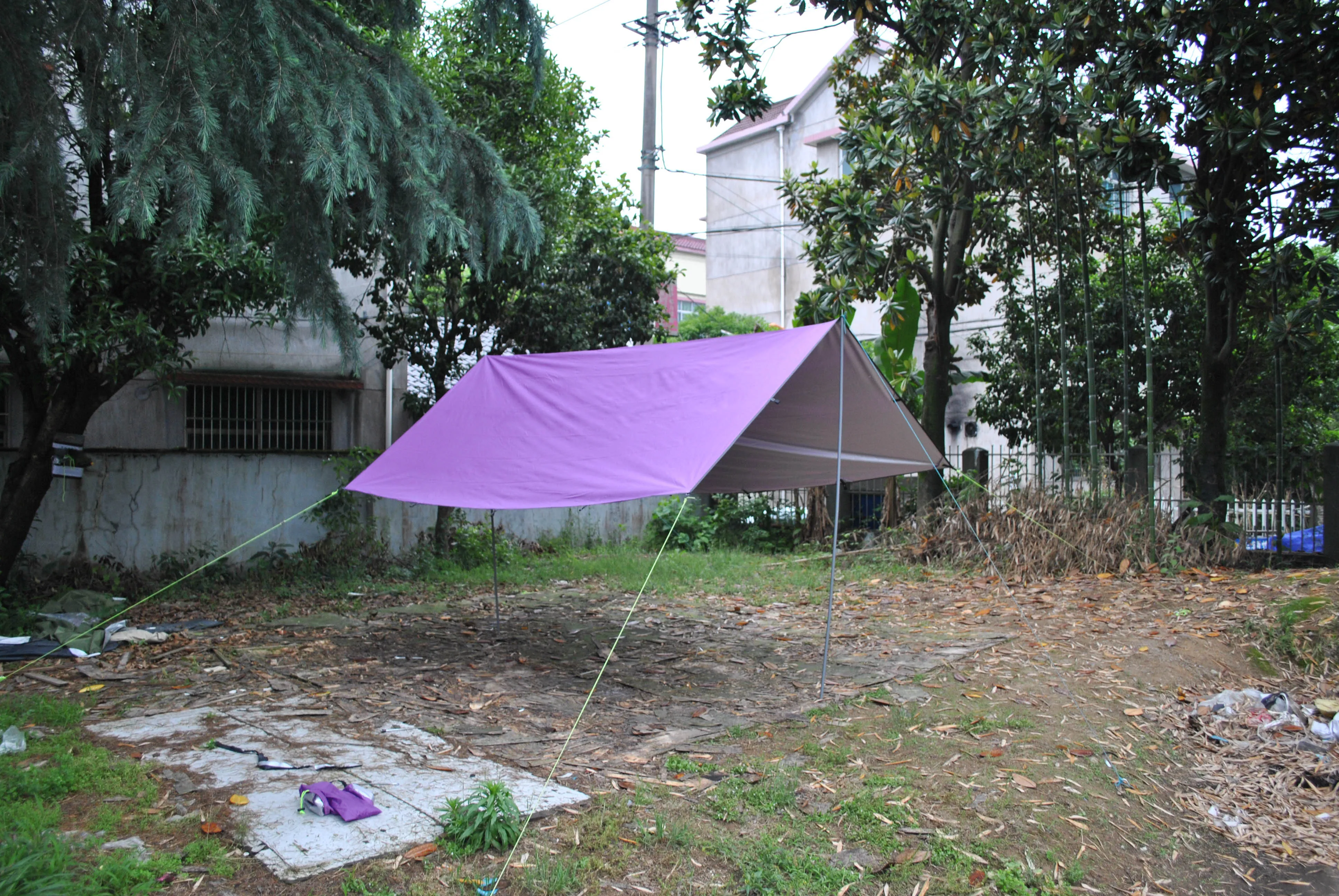 Tenda con telone multifunzionale di vendita calda, grande telone da campeggio CZX-597, telone amaca, mosca antipioggia per amaca per 3-4 persone, te