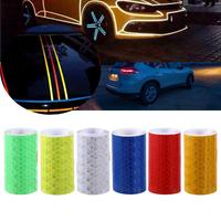 Safety Reflective Strip Sticker Car-Styling Self Adhesive Warning Tape Automobile Motorcycle Film Baby Car Decal 5*100cm/5*300cm