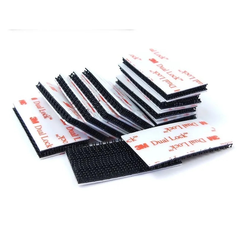 Imagem -06 - Die Cut Dual Lock Dropshipping Produtos Mais Vendidos Preto 25.4 mm x 54.72 m 2roll 2023 3m-sj3550