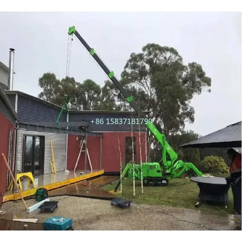 تطبيق واسع على نطاق واسع كرين العنكبوت منصة رفع صغيرة محمولة ورشة رافعة العنكبوت الزاحفة باستخدام الشركة المصنعة لرافعة العنكبوت