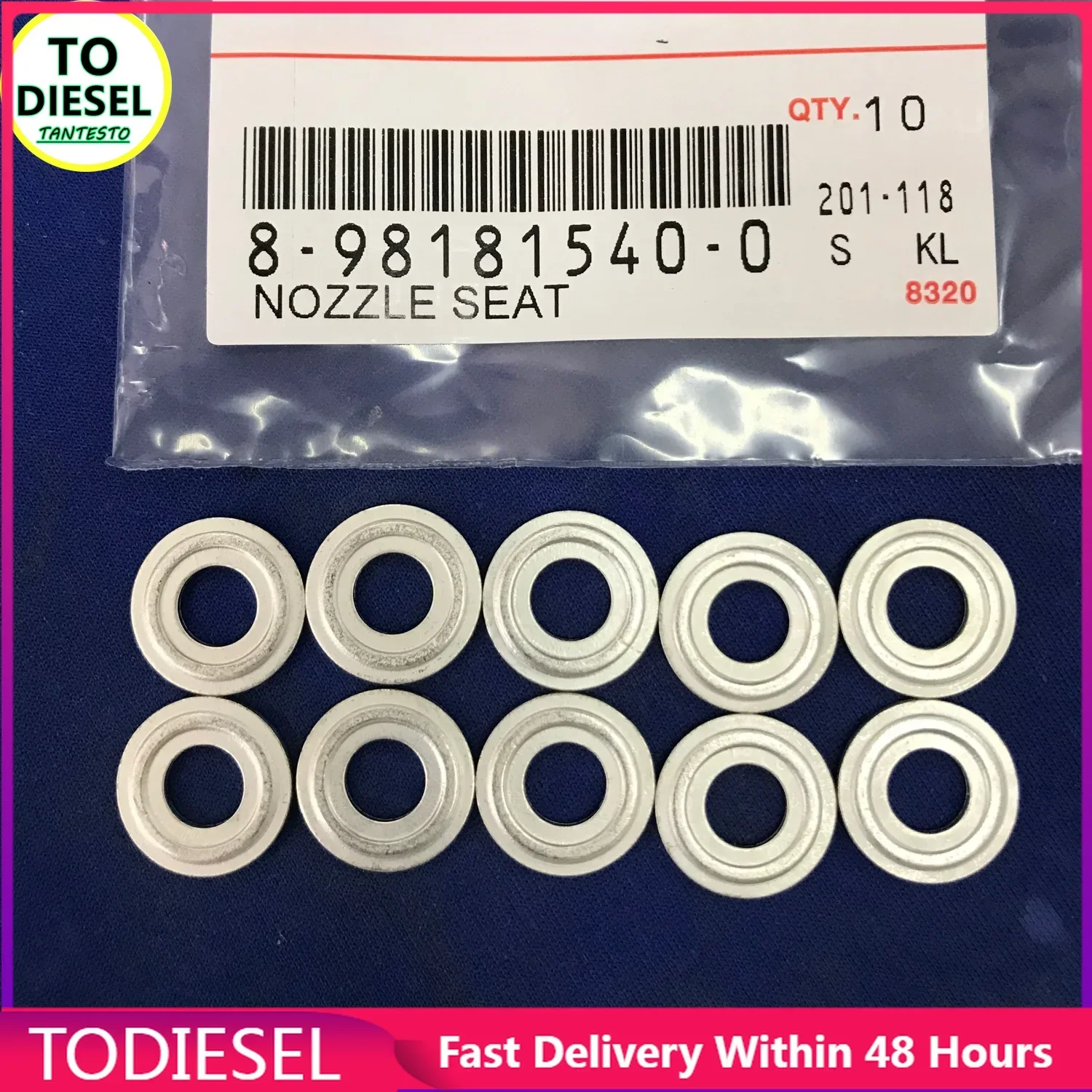 

20PCS Common Rail Injector Copper Washer Gaskets for DENSO D-MAX 8-98181540-0