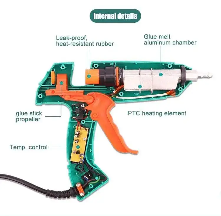 Proskit GK-389H 100W High power industrial hot glue gun Glue stick hot melt gun