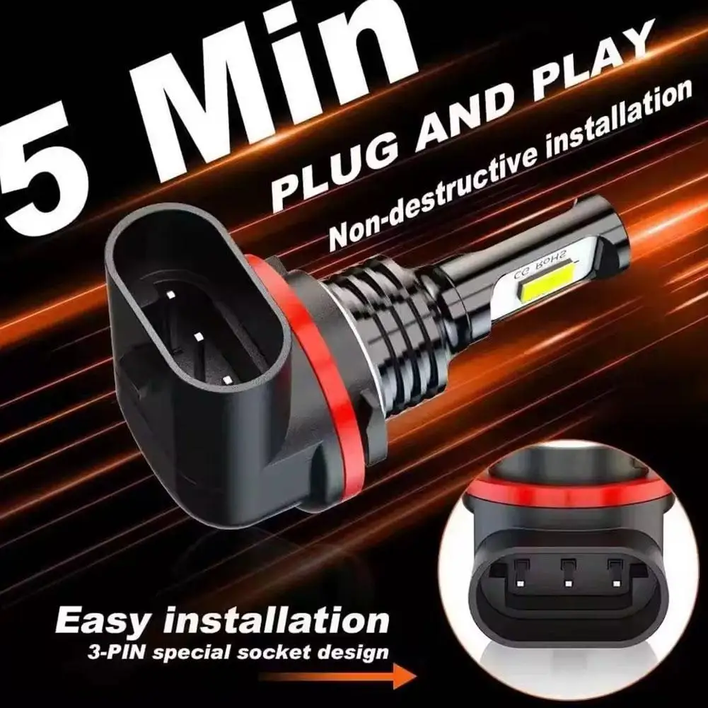 Auto LED Mistlampen Super Heldere LED Koplampen Hoge Lamp Systemen Voertuig Dimlicht Mist 12 V/24 V N4D1