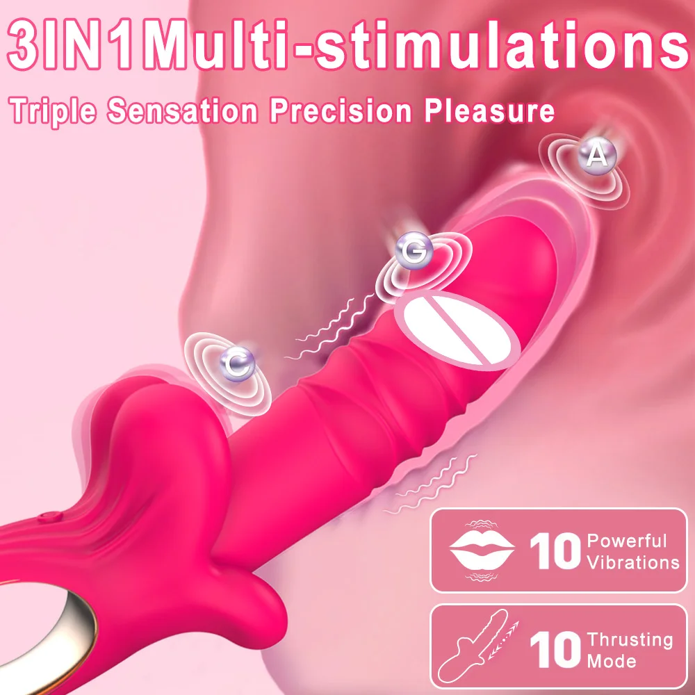 تلسكوبي AV هزاز للإناث الاستمناء عصا تدليك G نقطة البظر قوي صدمة تحفيز الجنس لعب الكبار المنتجات #2