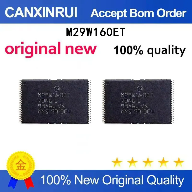 

(5-100 Pieces) Brand new original M29W160ET70N6L M29W160ET TSOP48 spot chip