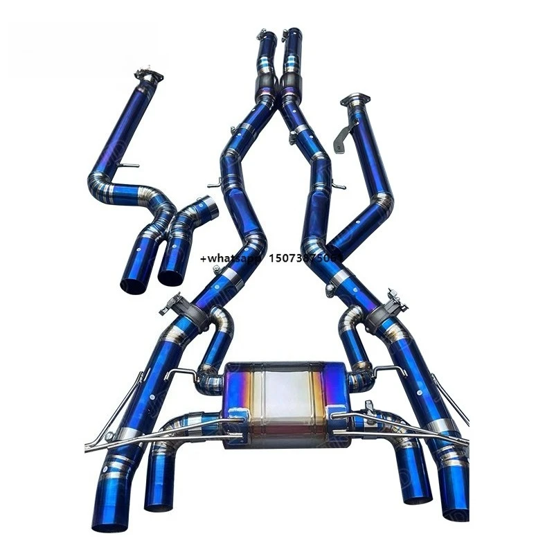 High Performance Titanium Alloy Exhaust Catback System for 2022  M4 Competition