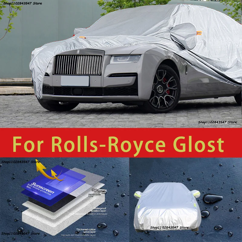 

For Rolls-Royce Glost Outdoor Protection Full Car Covers Snow Cover Sunshade Waterproof Dustproof Exterior Car accessories